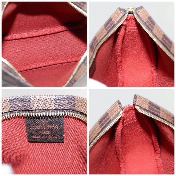 LOUIS VUITTON Damier Ebene Trousse Makeup Pouch N51982 LV Auth yk17788AM - Picture 15 of 16